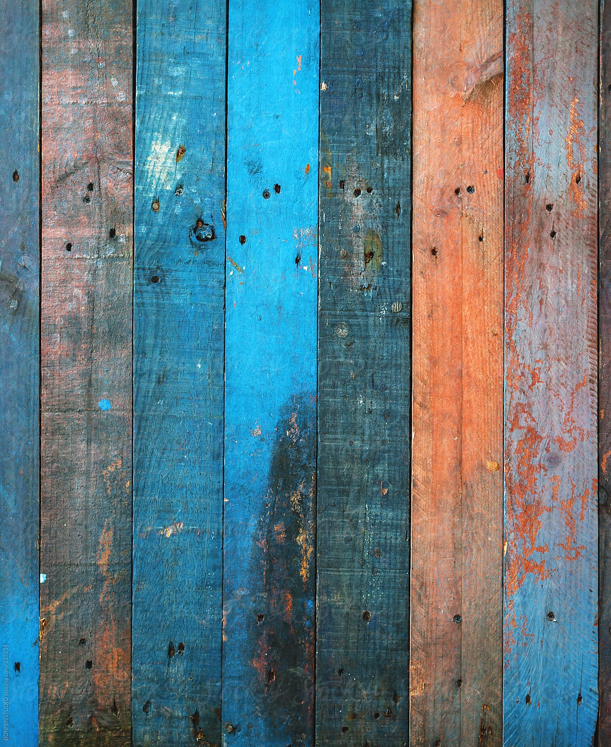 Old colorful pallet background.