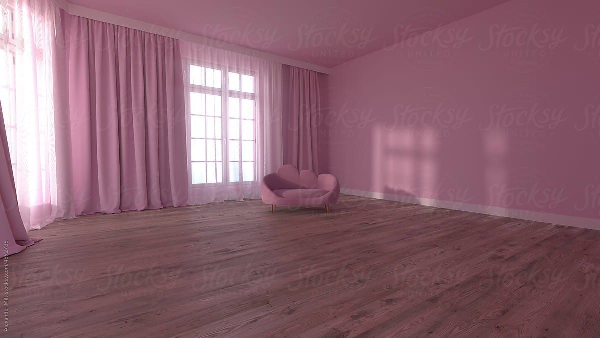 Abstract 3d room