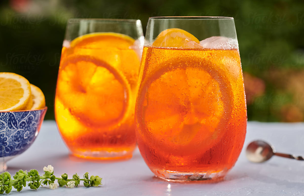 Orange Spritz Cocktail