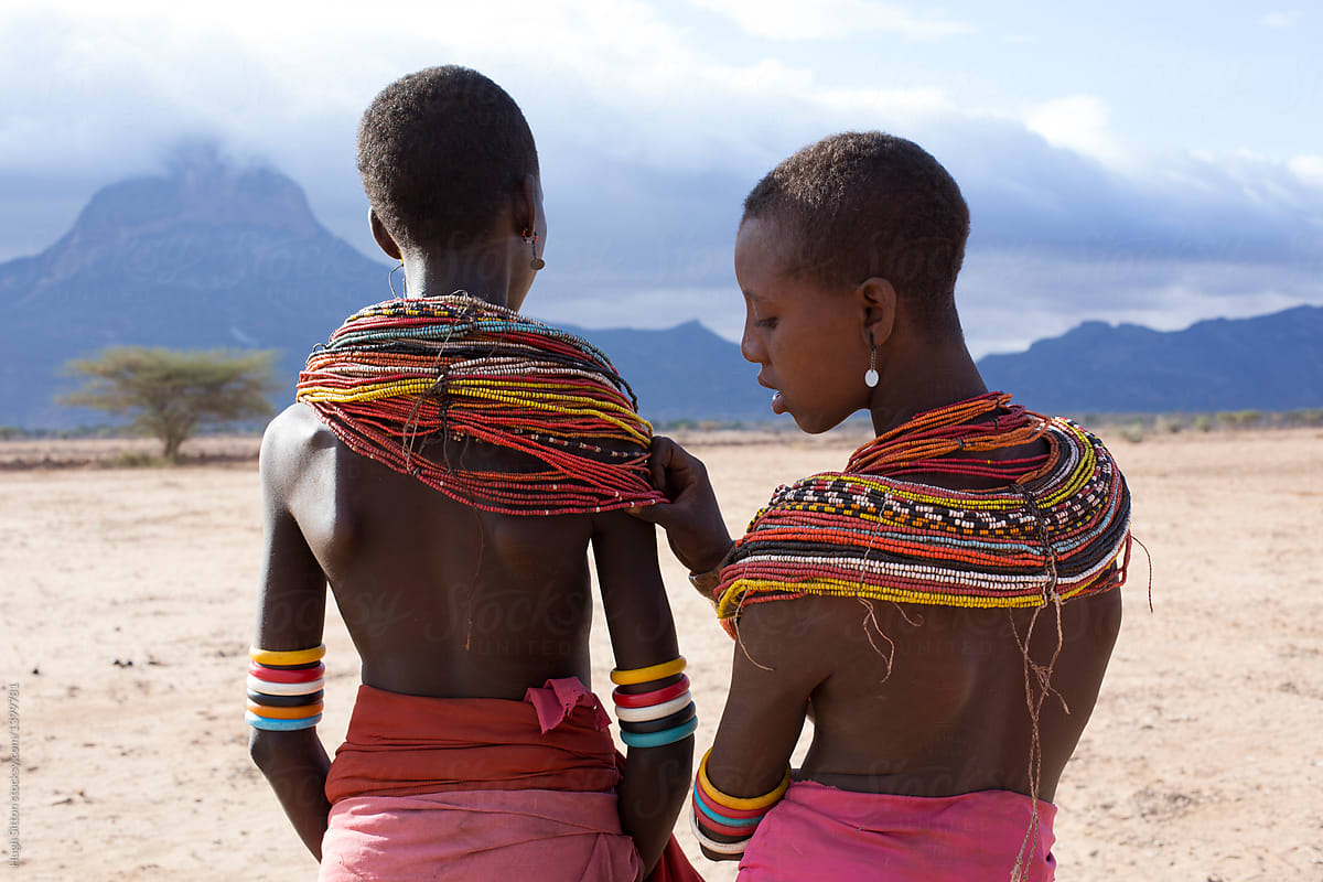Two girls from Rendille Tribe.