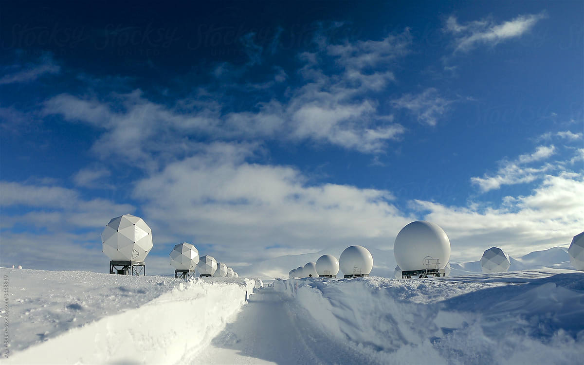Svalbard satellite earth station security communications base