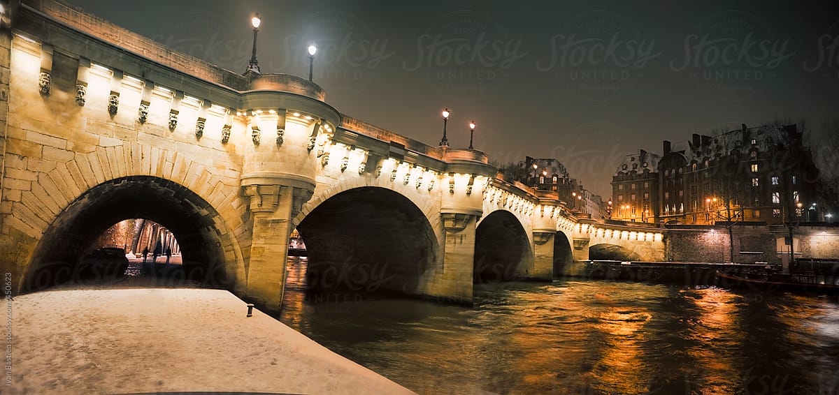 France paris pont neuf above hi-res stock photography and images