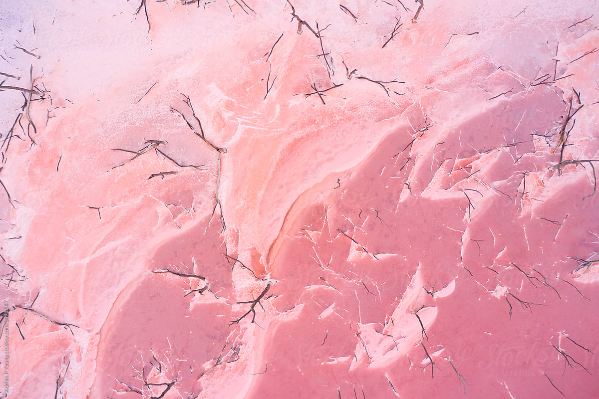 Pink Salt Lake Textures