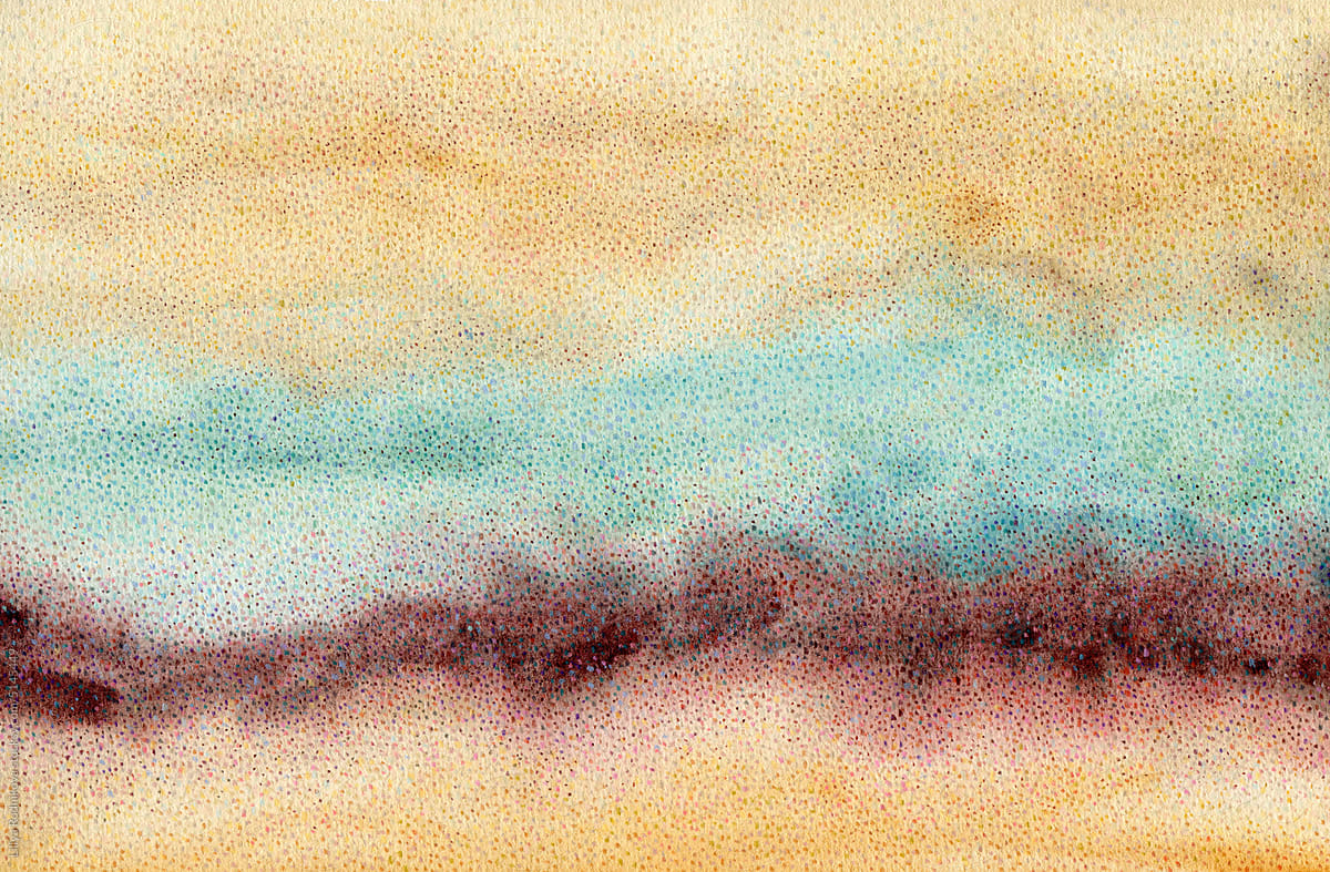 Abstract textured landscape