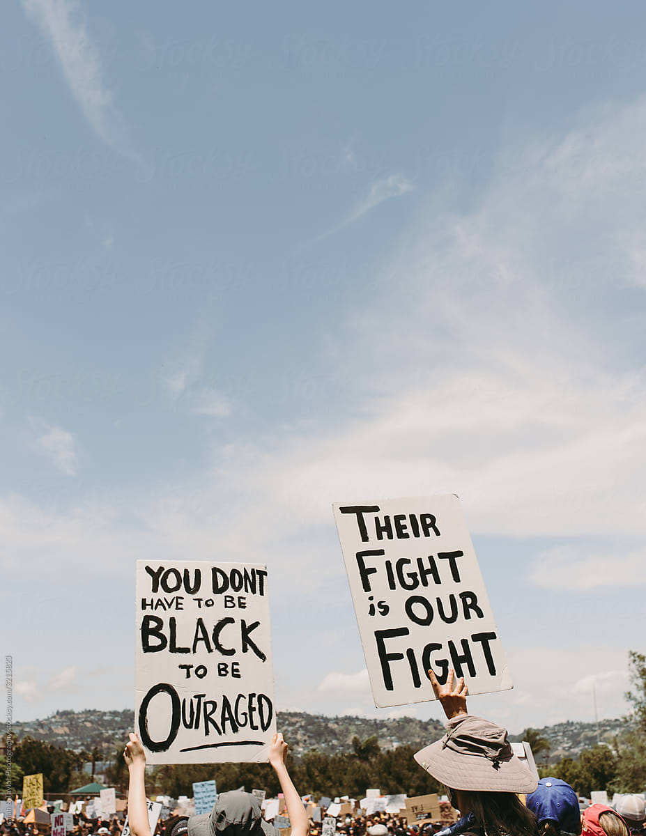 Protest signs