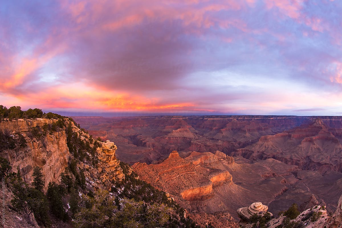 Sunrise Over The Grand Canyon
