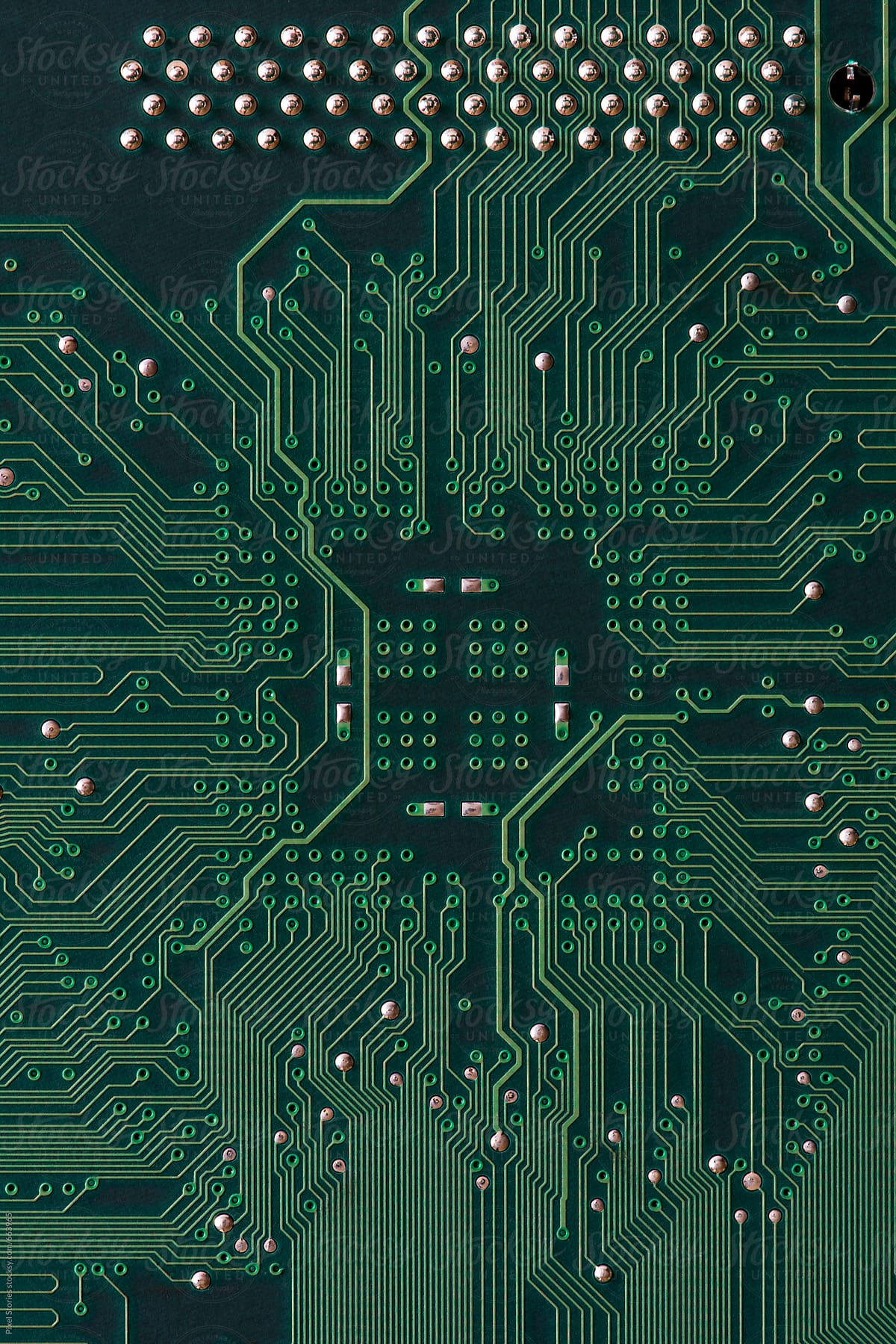 Abstract technology: PCB still life concept background