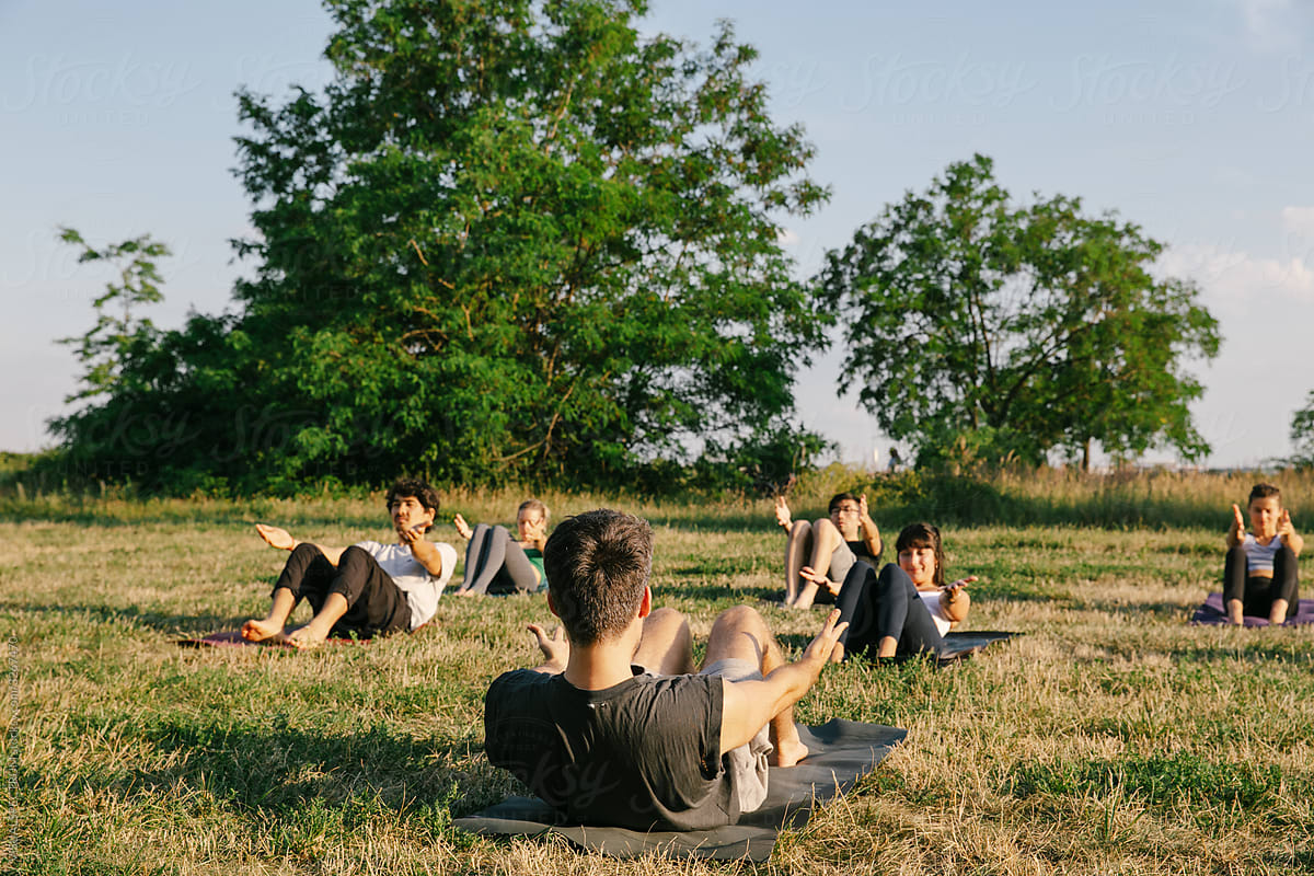 Summer Yoga Class In Green Park
