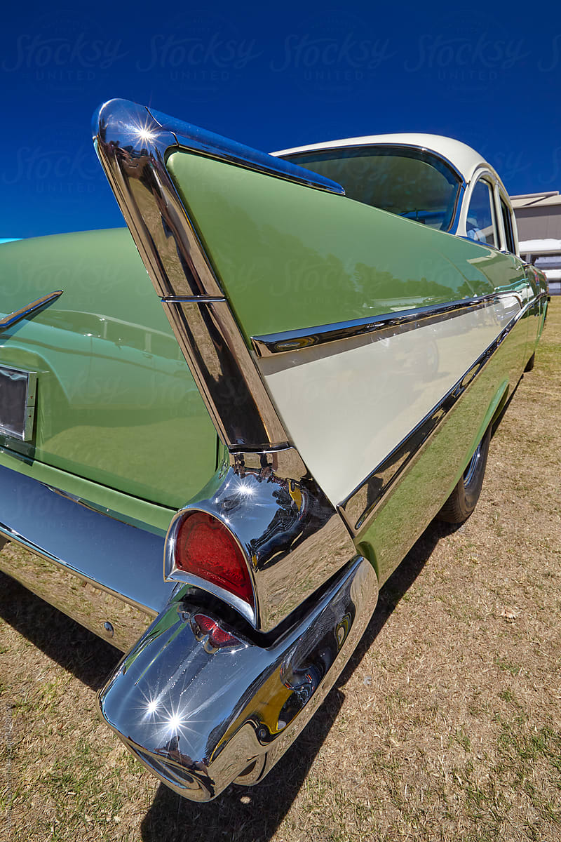 Abstract view of vintage car