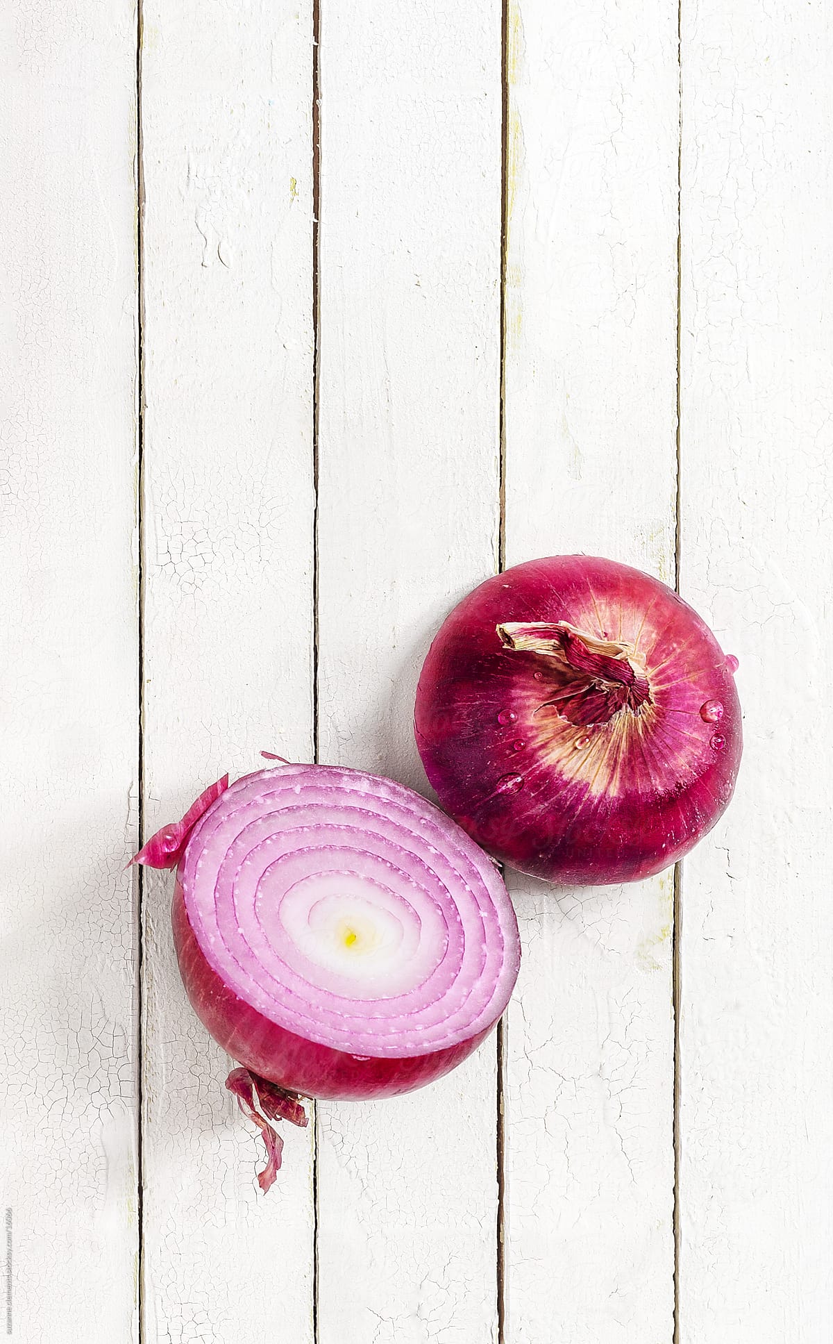 Fresh Organic Red Onion Sliced