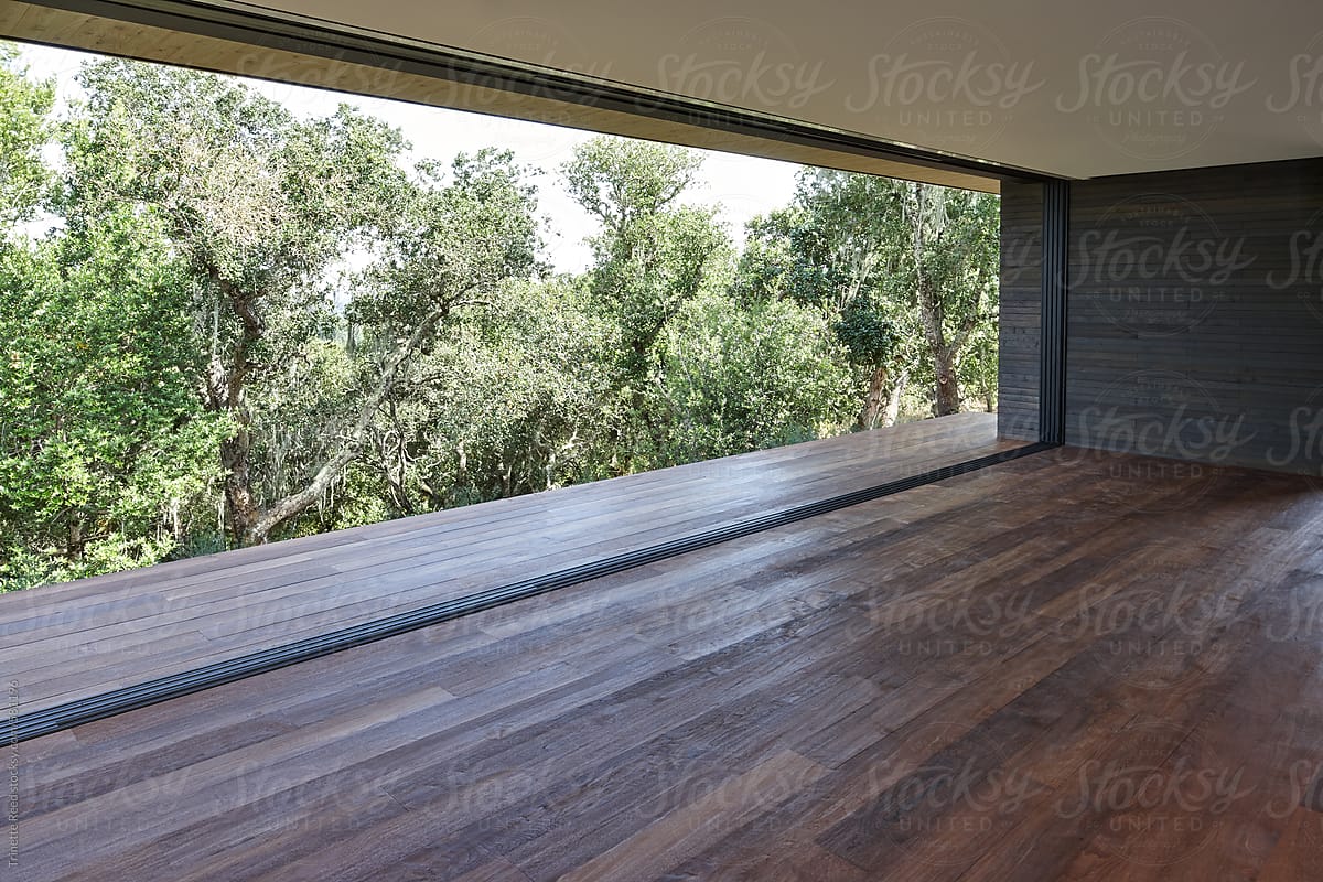 Indoor outdoor room in luxury modern design home