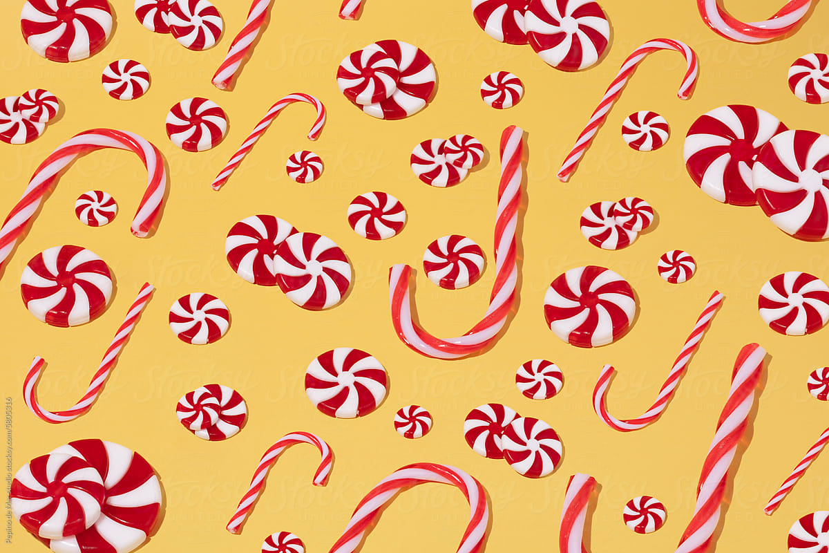 Candy cane pattern