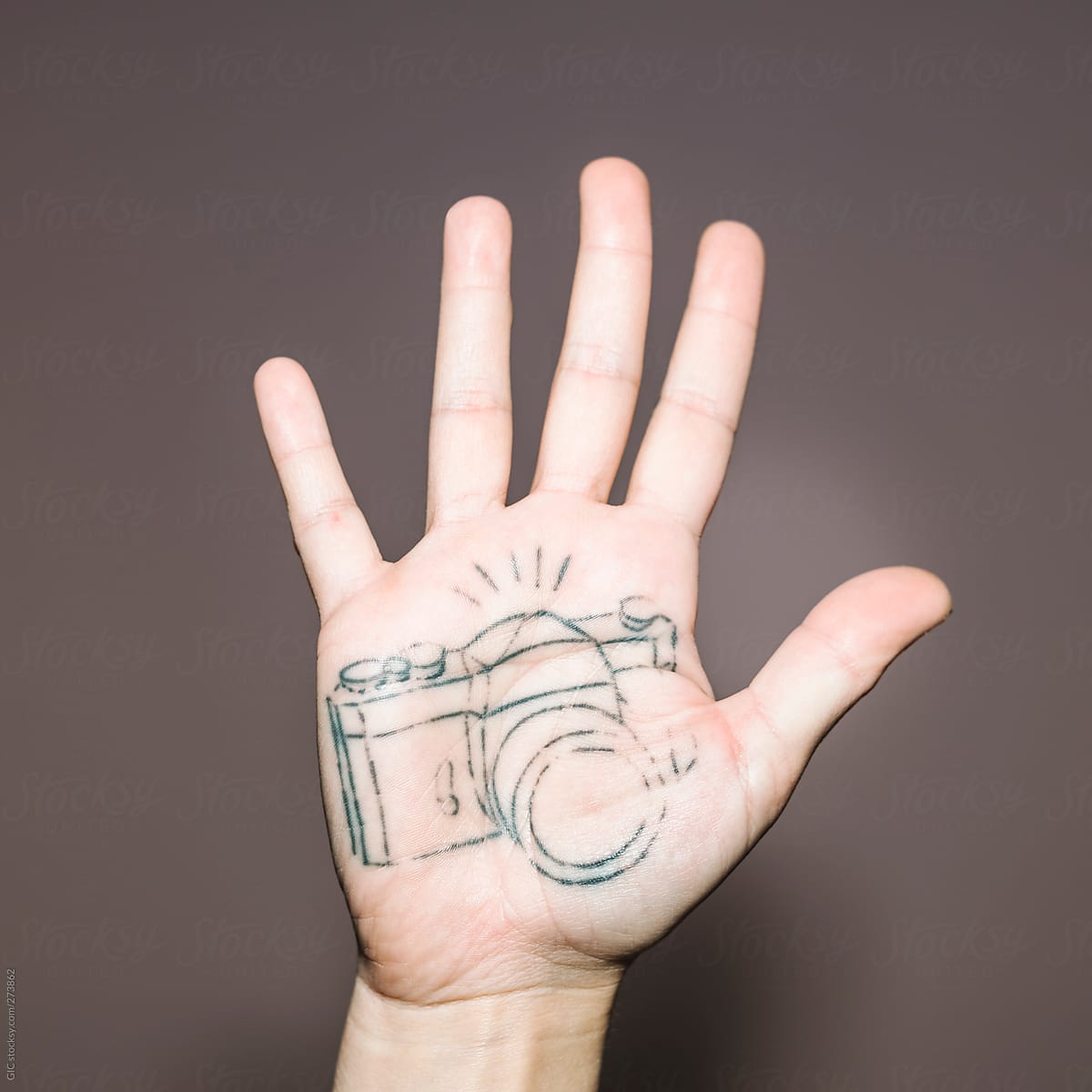 Camera Hand Tattoo Photographer 4k Wallpaper | TOPpng