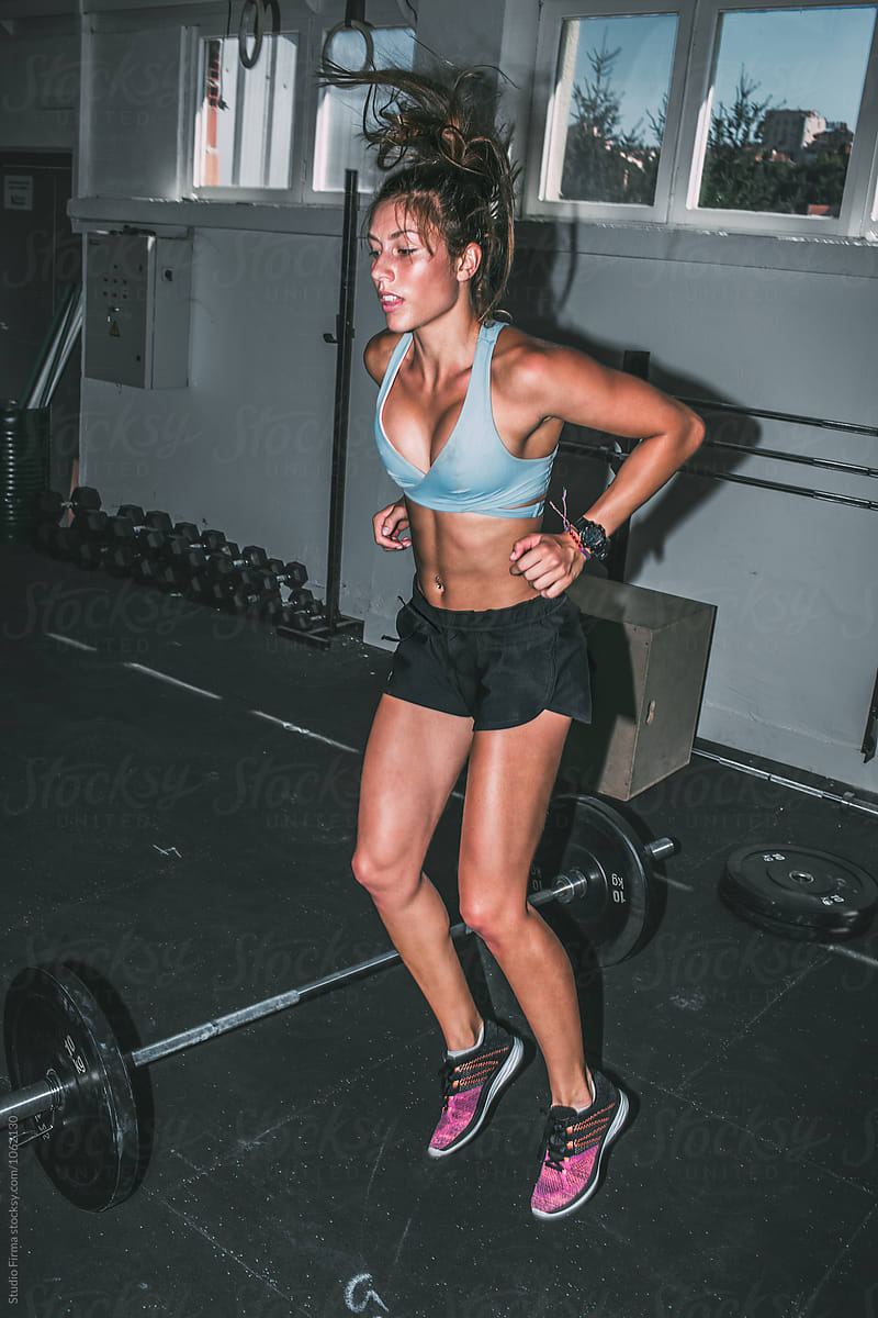 Woman Working Out In The Gym by Stocksy Contributor Take A Pix Media -  Stocksy