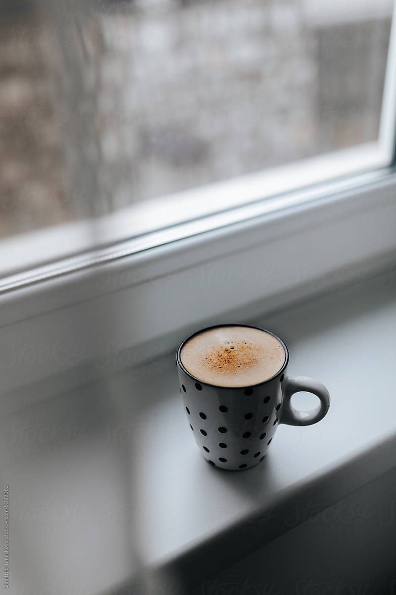 Coffee Cup By The Window.
