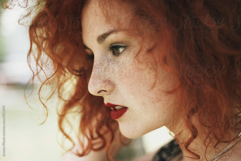 Portrait Of A Beautiful Ginger Girl By Jovana Rikalo Stocksy United