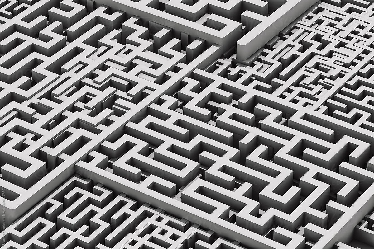 Multiple interlocking mazes