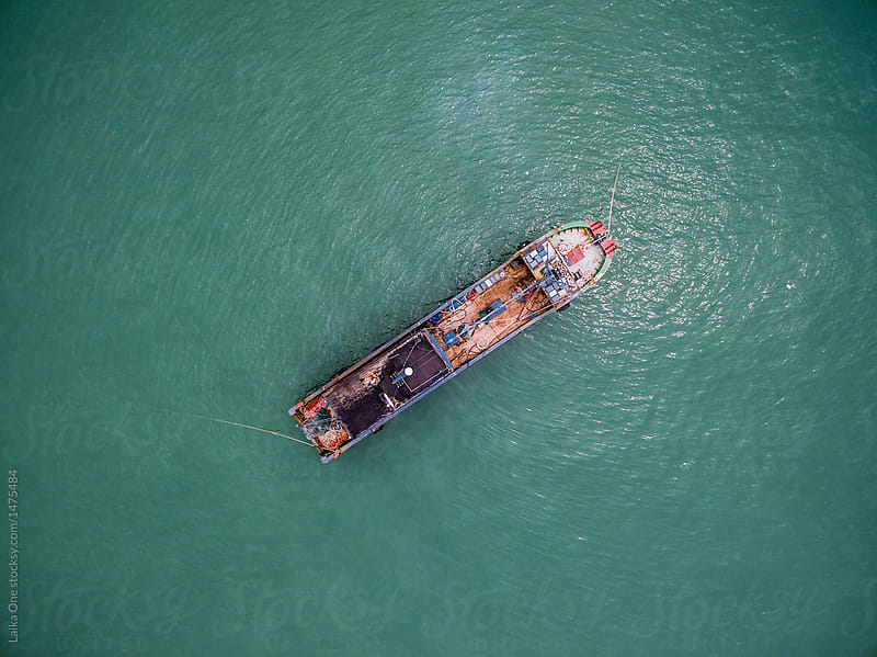 Fishing boat. South China Sea