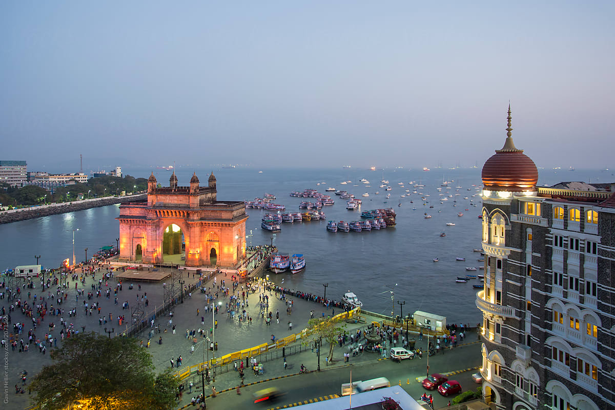 India, Mumbai, Maharashtra, The Gateway of India, monument comme