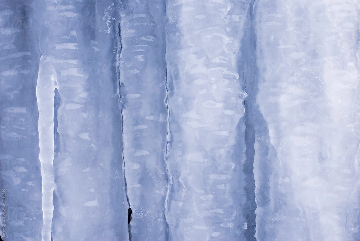closeup macro patterns textures shapes icicles