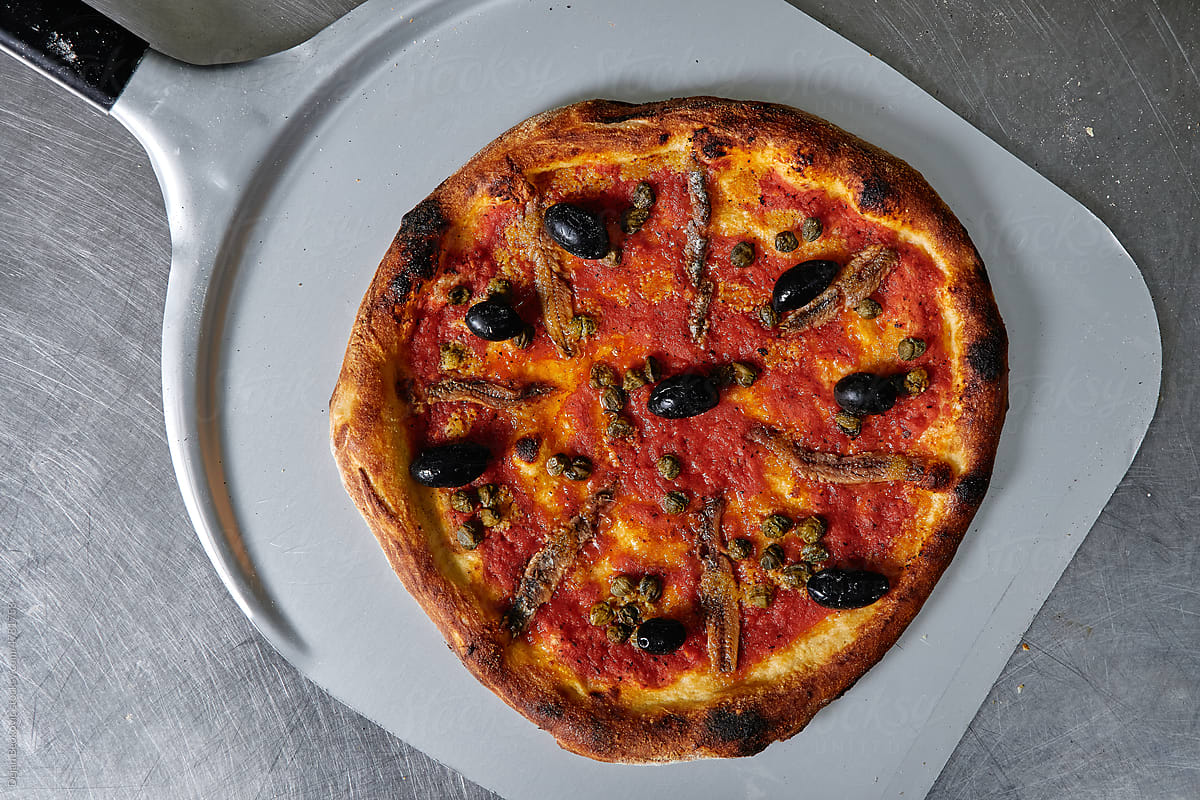 Pizza With Olives.