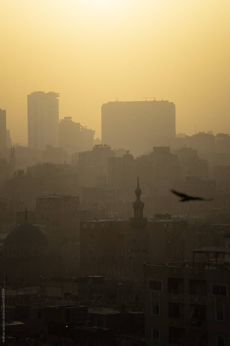 Cairo Skyline in the Late Afternoon
