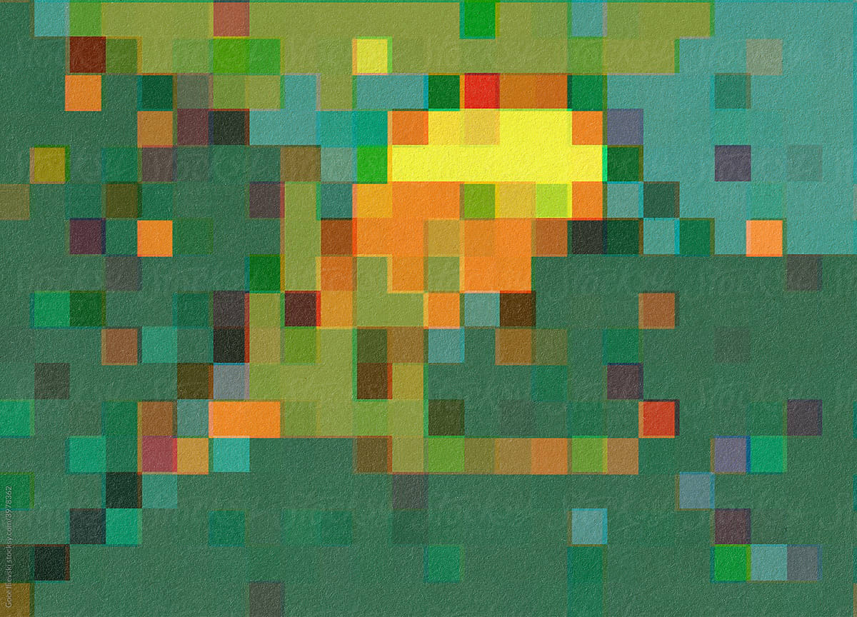 Pixel Landscape Illustration