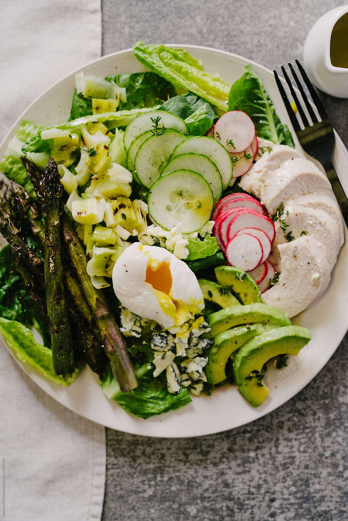 Alternative Ingredient Spring Cobb Salad