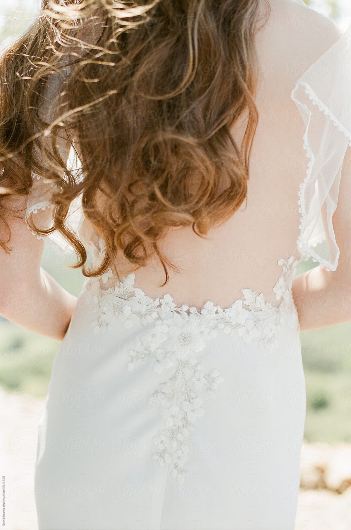 Romantic backless gown