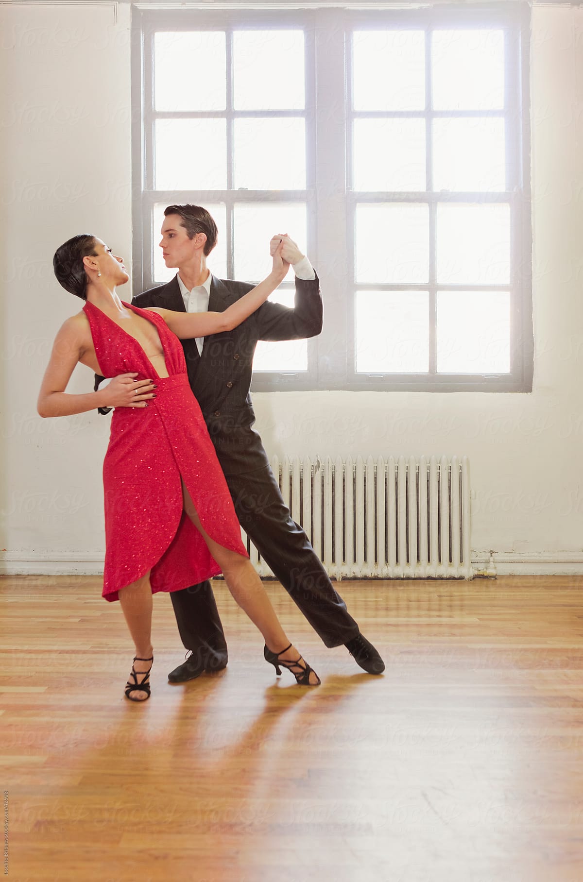 Ballroom Dancing Couple In Argentinian Tango By Joselito