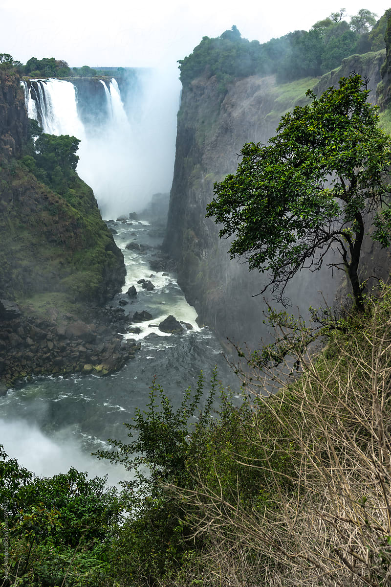 A Peek of an African Waterfall