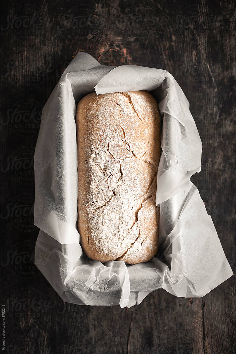 Uncooked Sourdough bread
