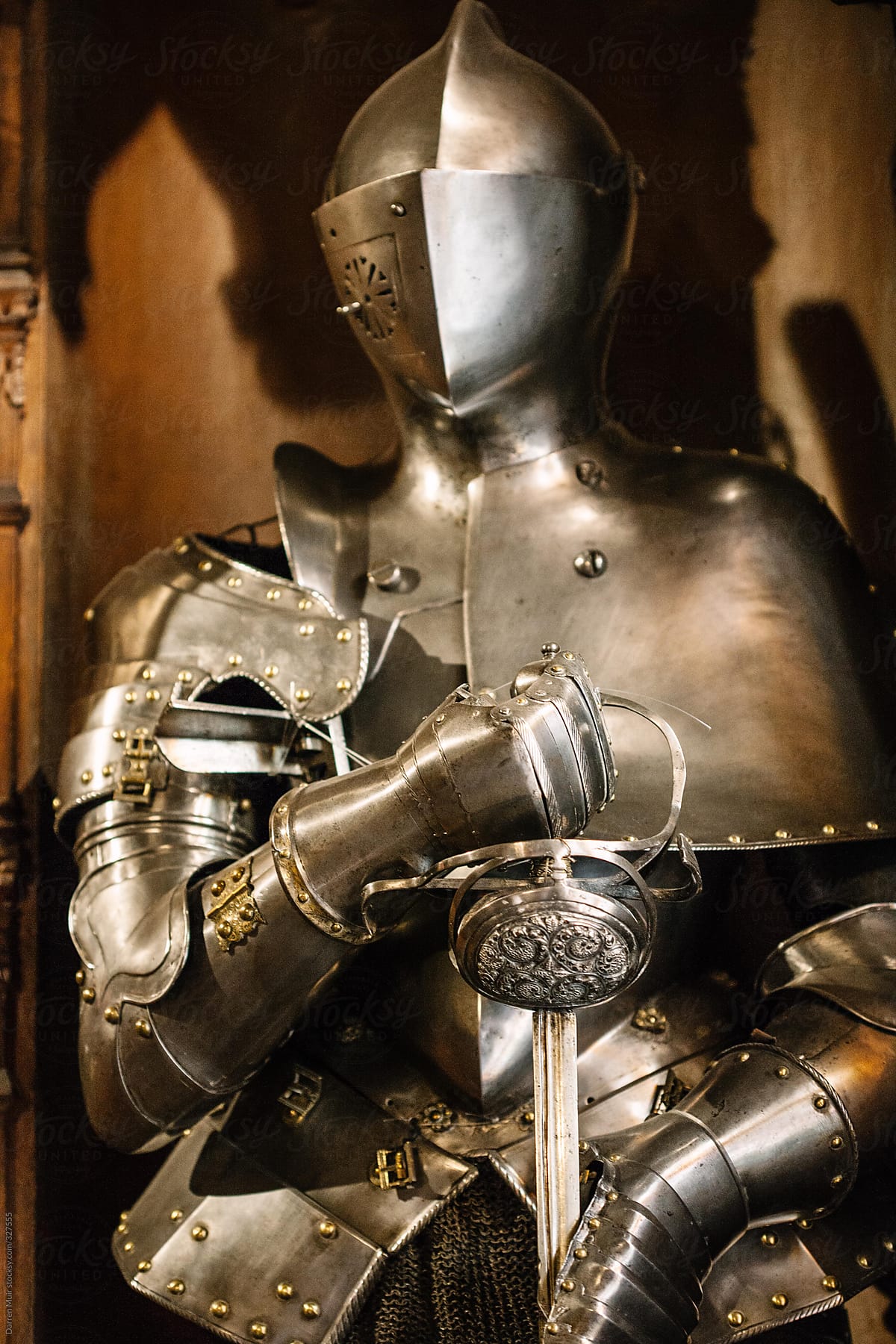 Knight\'s armor.