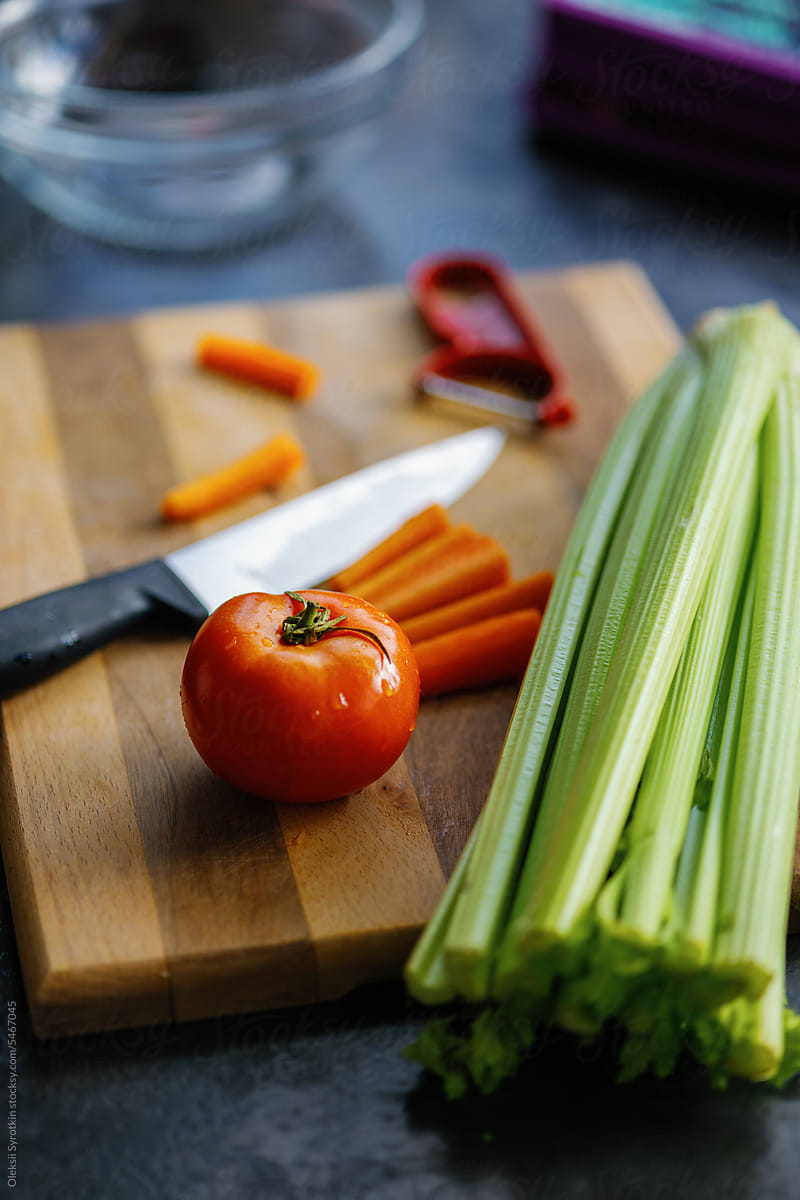 Organic vegetable culinary kitchenware cutting board
