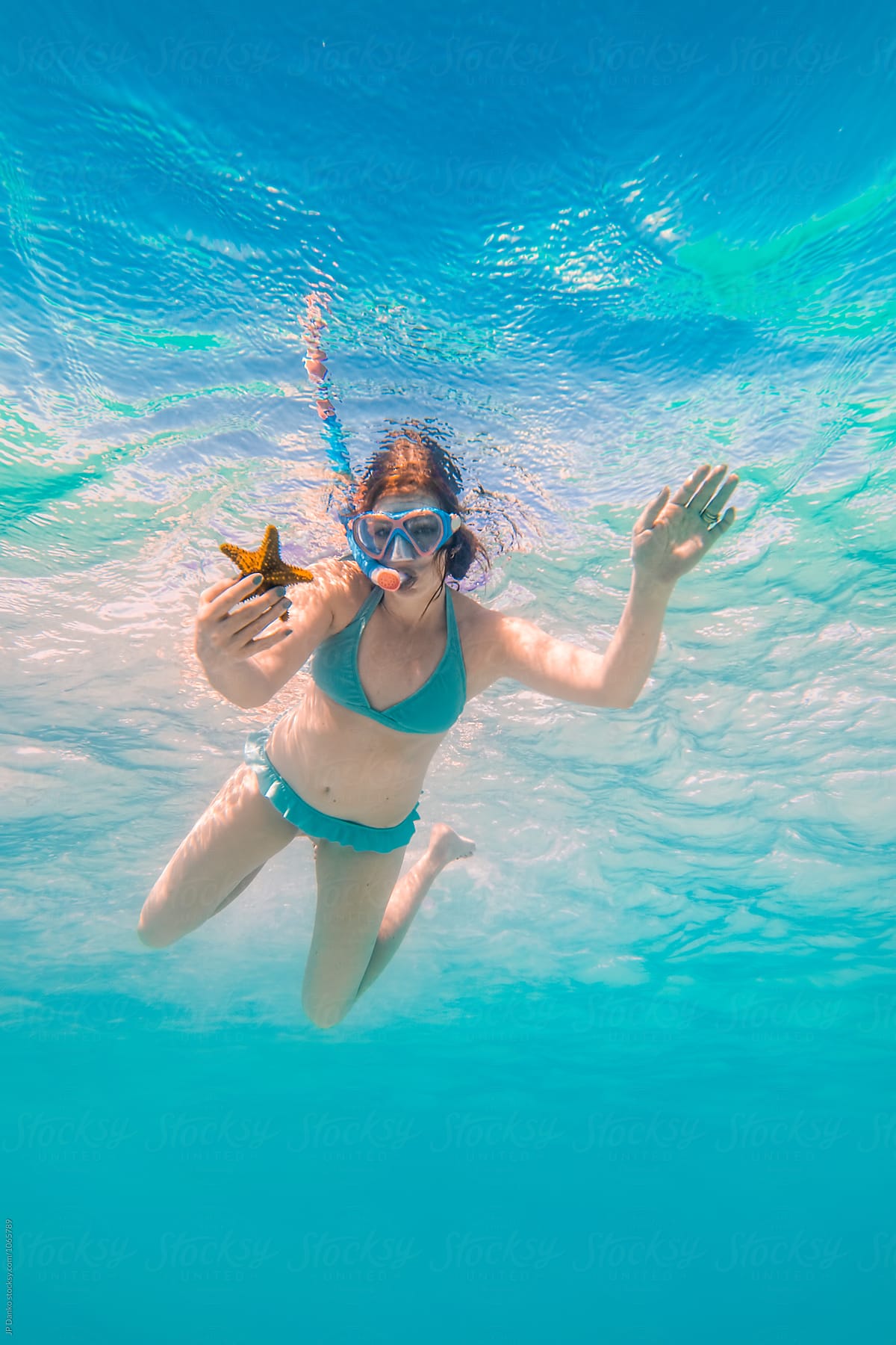 Woman In Bikini Swimming Underwater At All Inclusive My Xxx Hot Girl