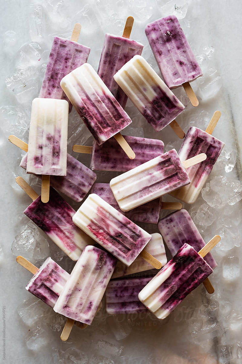 Blueberry Popsicles