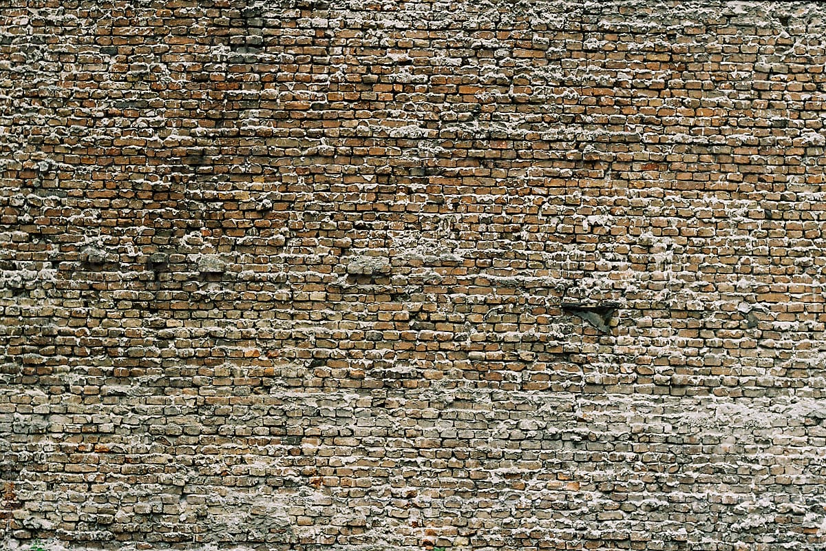 wide brick wall