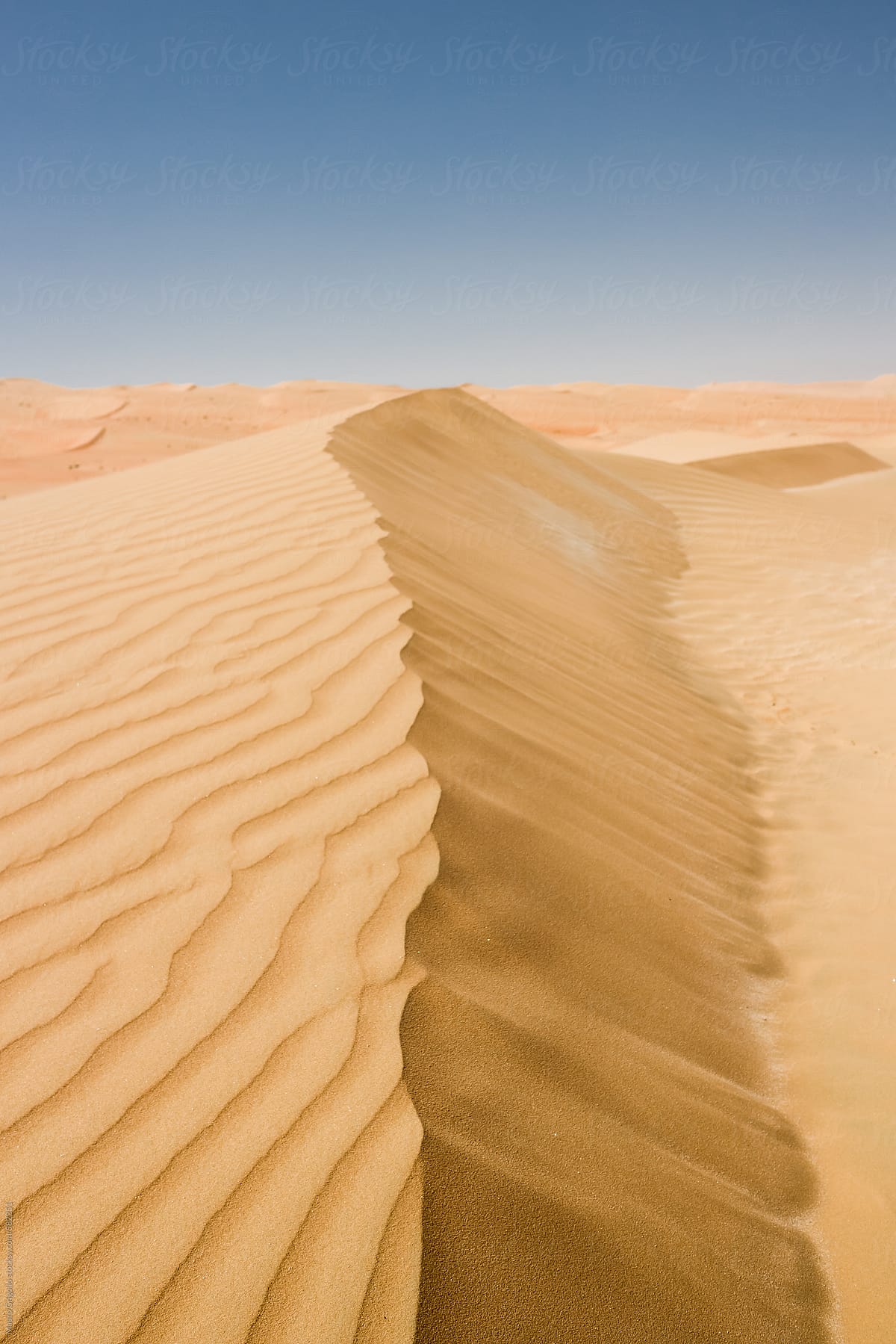 Dunes in the Desert out of Dubai.