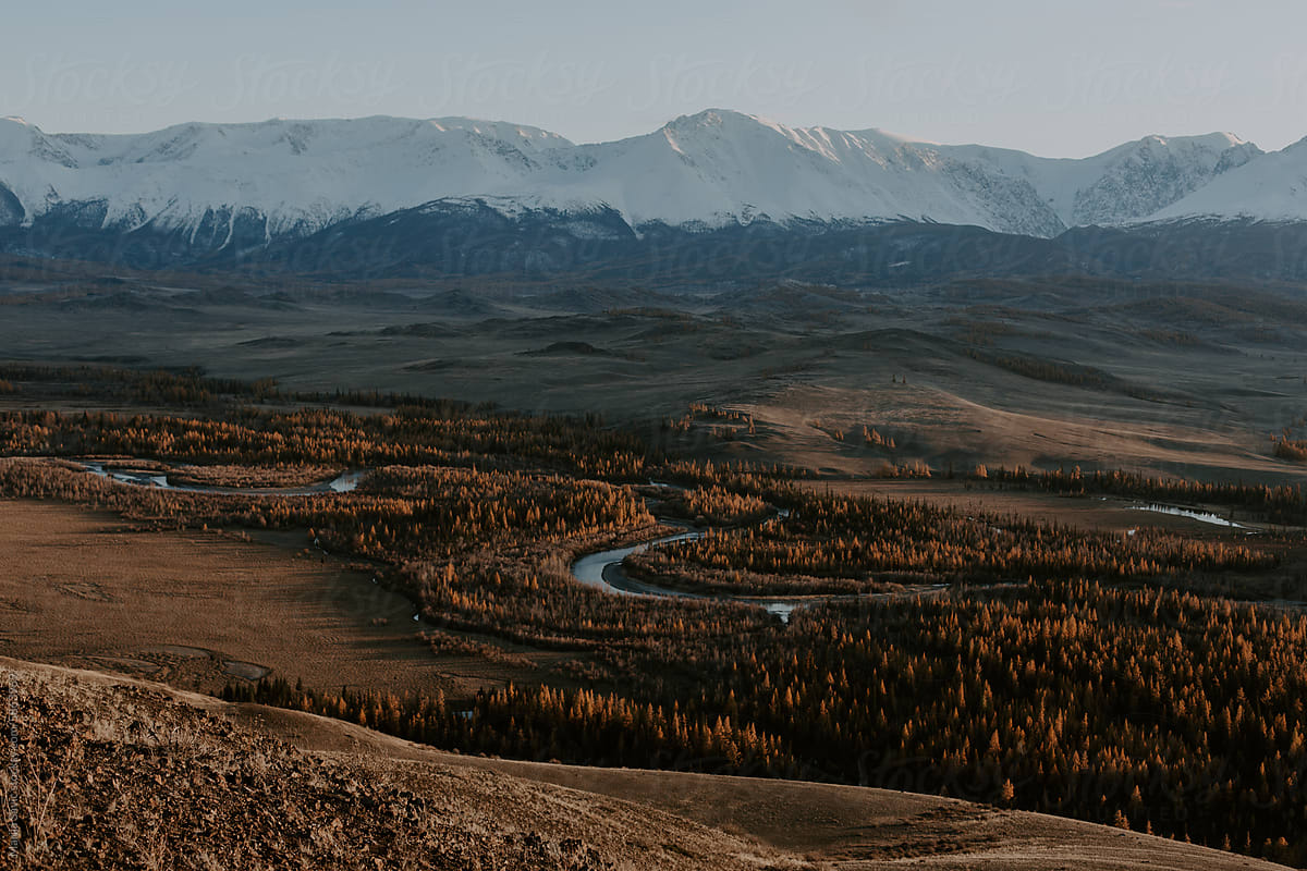 Altai Mountain Landscape