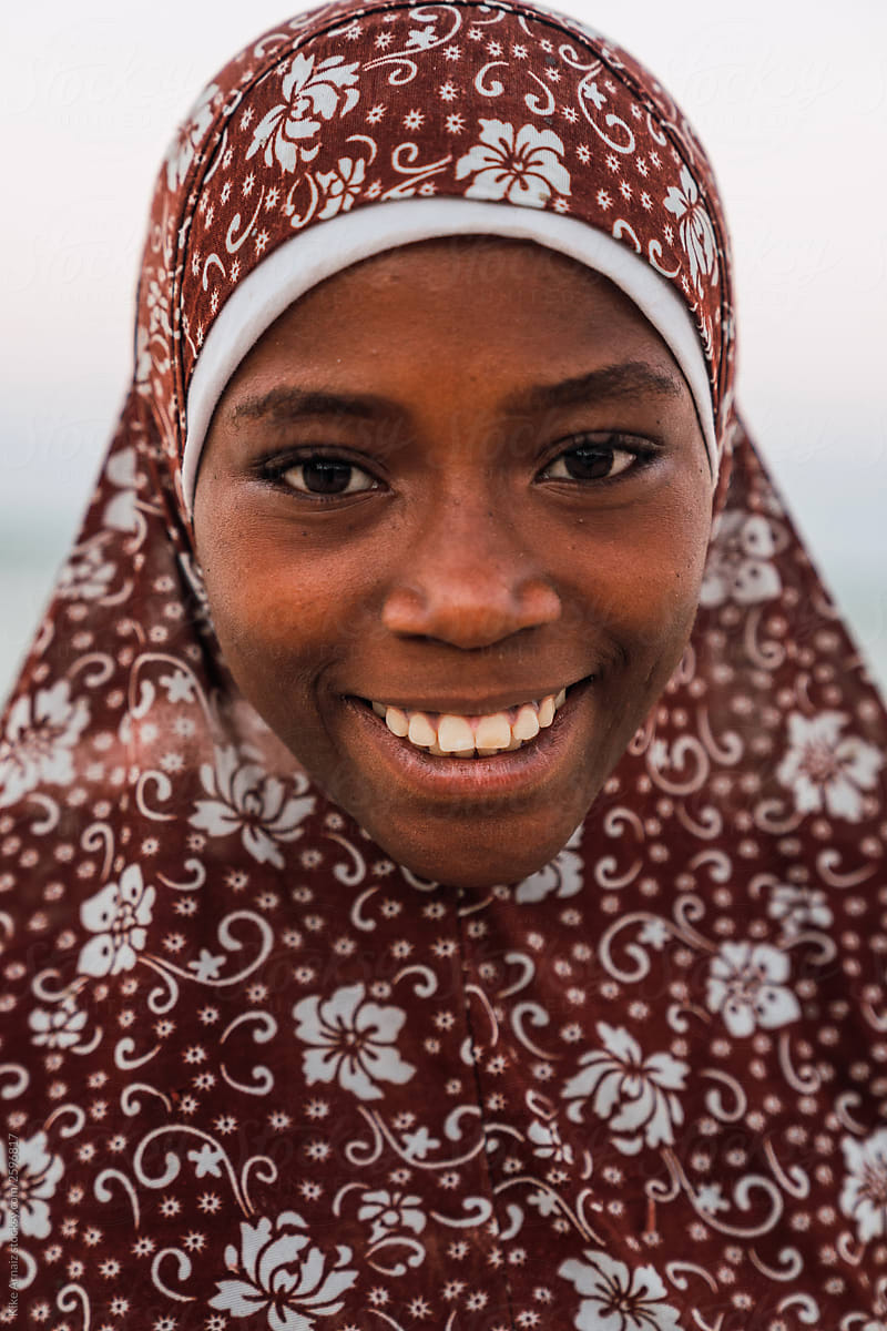 muslim girl in Zanzibar