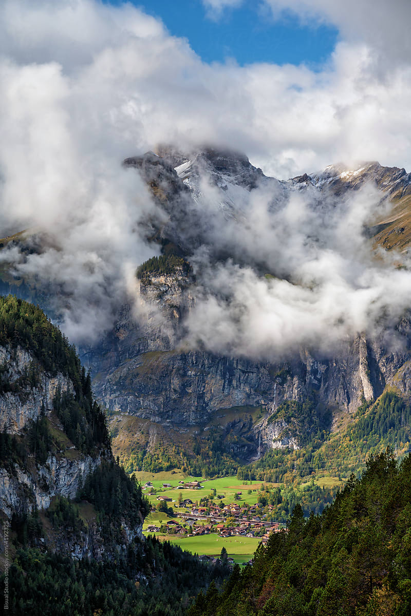 Mystical Swiss valley of Lauterbrunnen