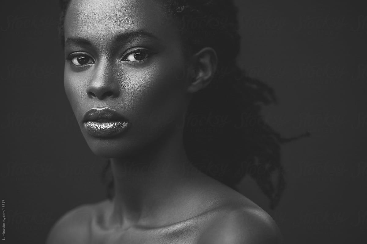 African Woman In Black And White By Stocksy Contributor Lumina Stocksy 9609