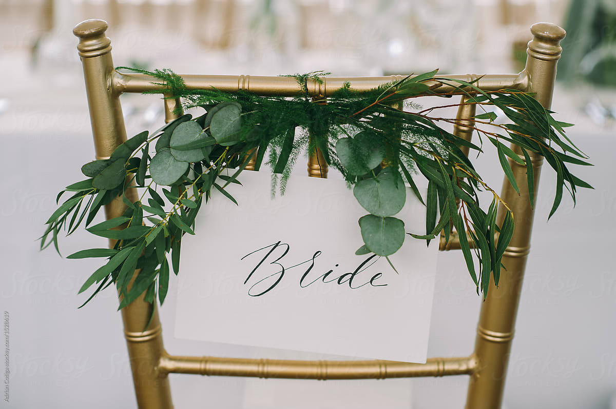 Wedding Chair Signs