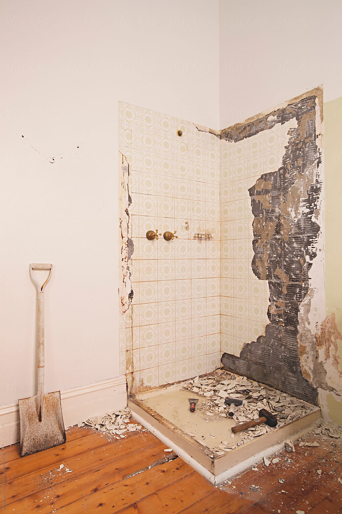 Bathroom demolition and renovation