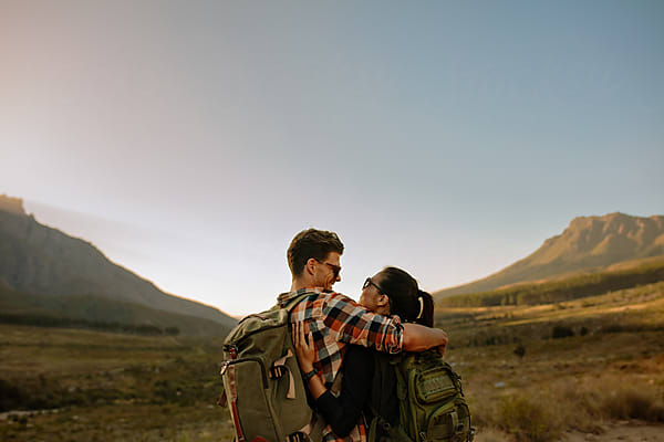 Beautiful woman enjoying hiking in nature – Jacob Lund Photography