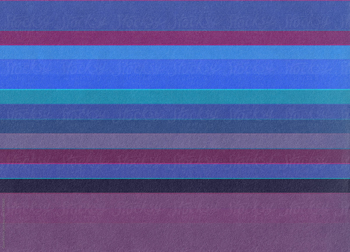 Horizontal Blue And Purple Stripes