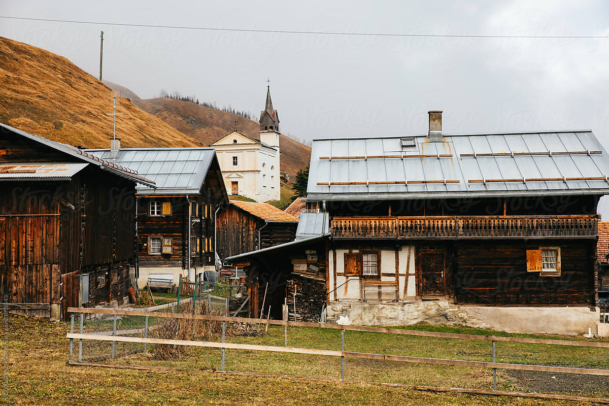 Rustic Mountain Village