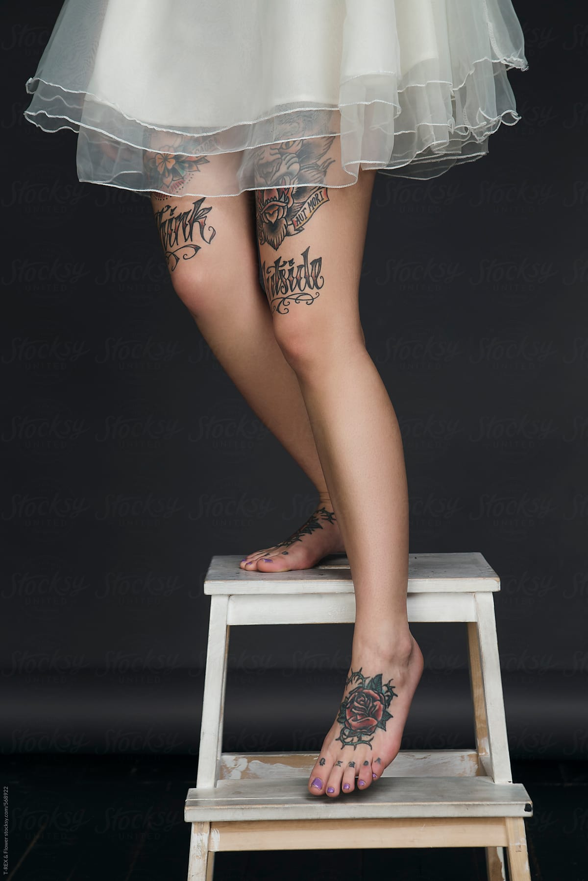Tattoo on legs girls