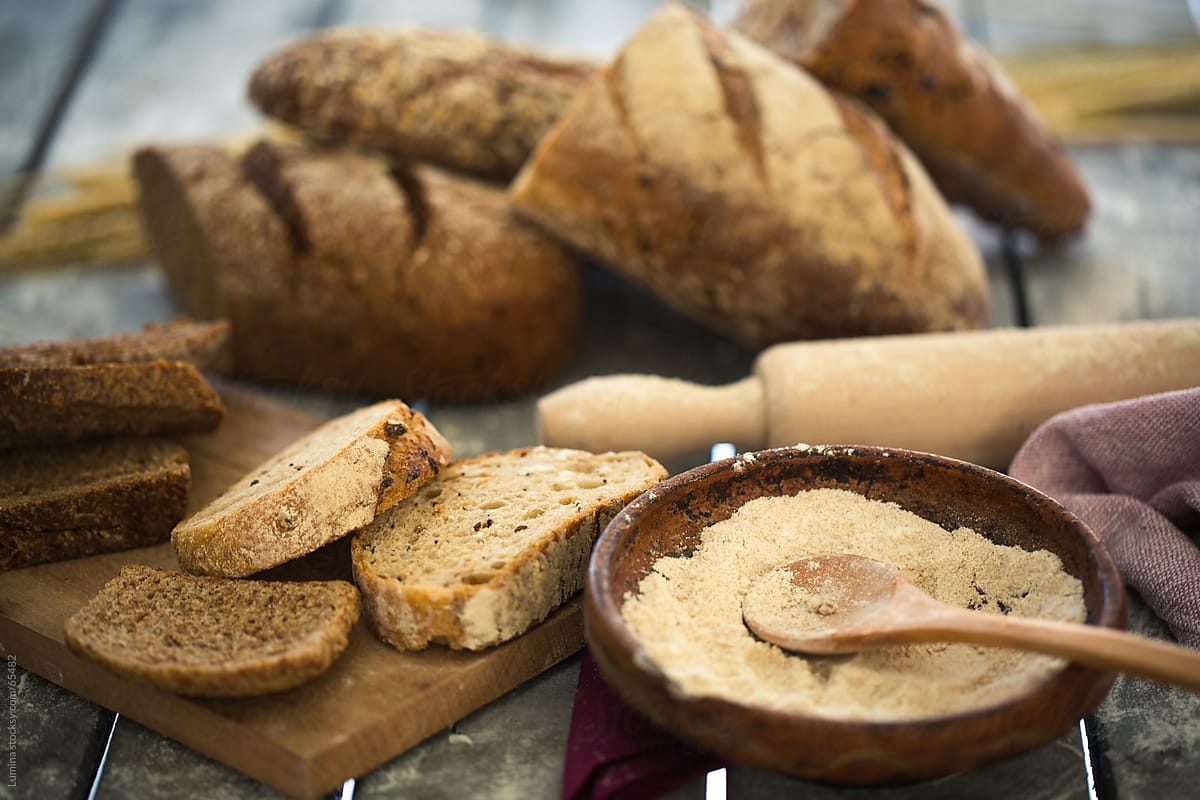 Whole Grain Bread and Flour