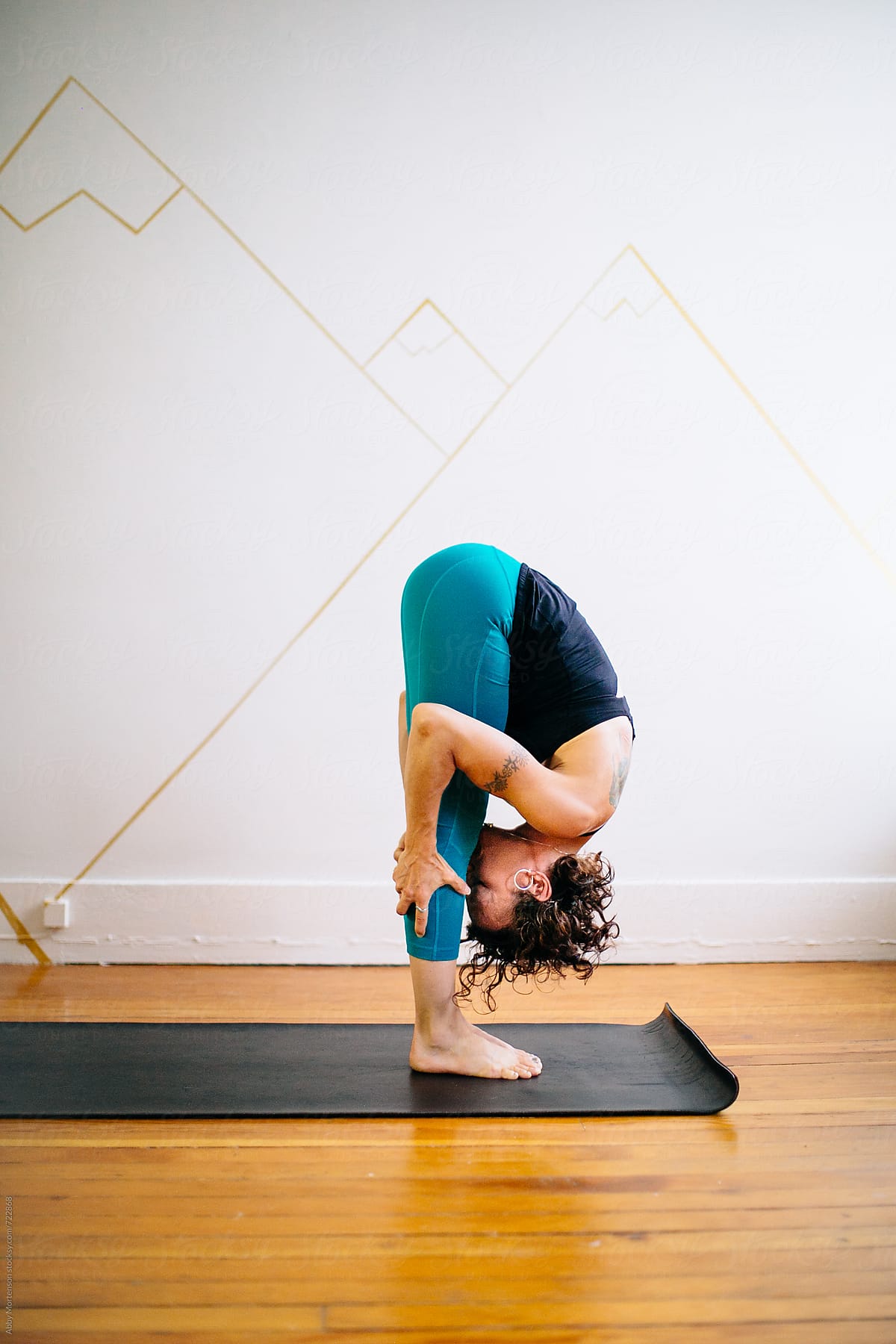 Forward Fold Yoga Posture